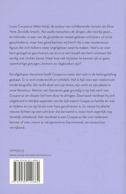 Achterkant van Couperus