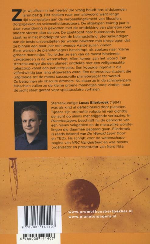 Achterkant van Planetenjagers