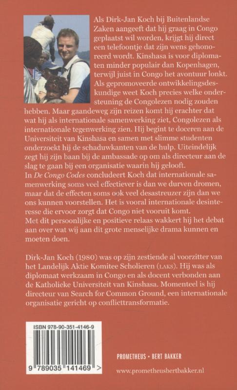 Achterkant van De Congo codes