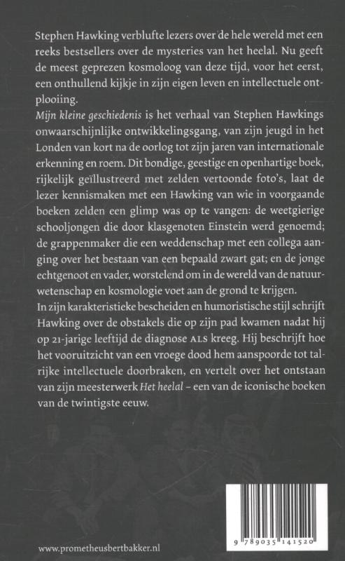 Achterkant van Mijn kleine geschiedenis