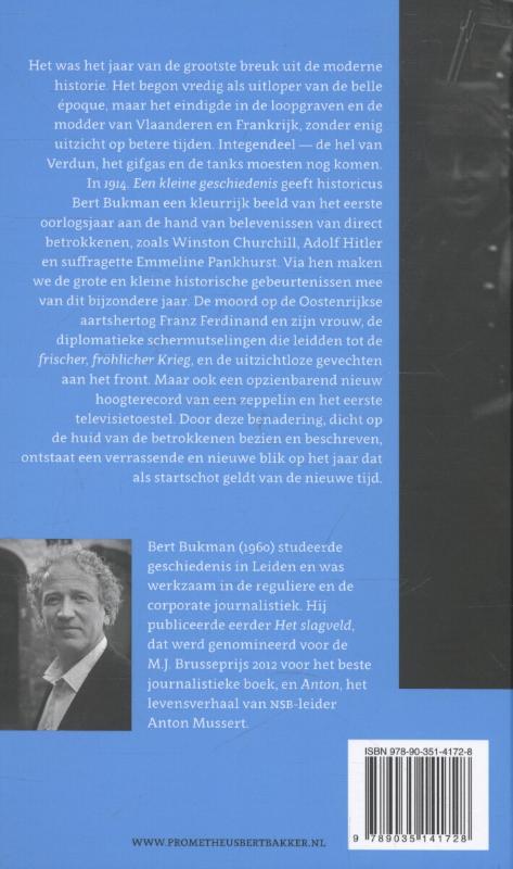 Achterkant van 1914