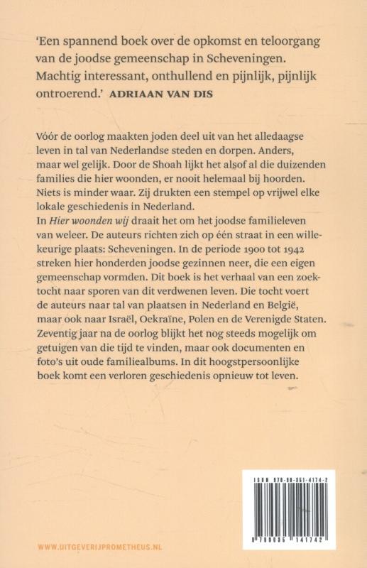 Achterkant van Hier woonden wij