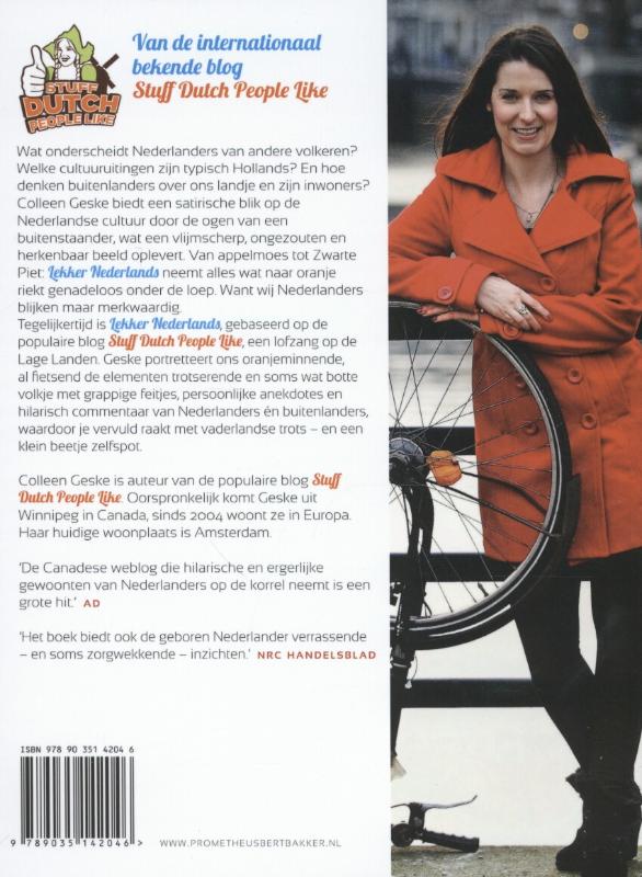 Achterkant van Lekker Nederlands