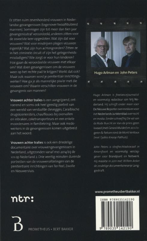 Achterkant van Vrouwen achter tralies