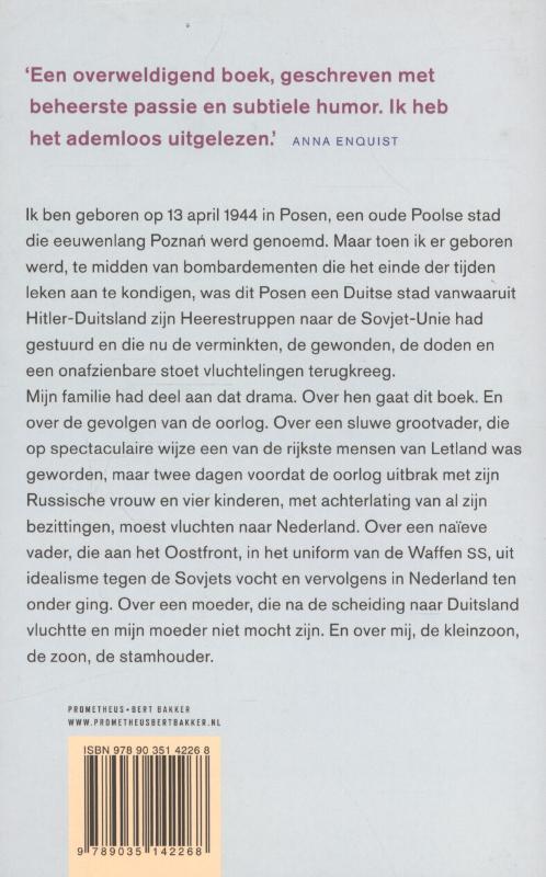 Achterkant van De stamhouder