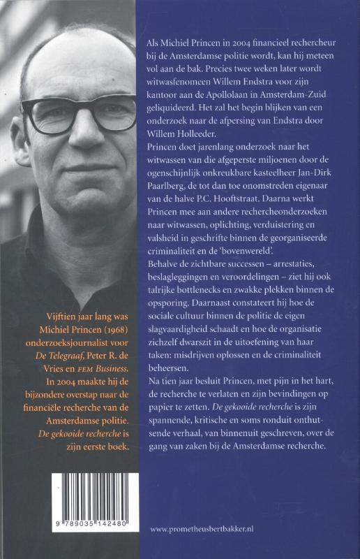 Achterkant van De gekooide recherche