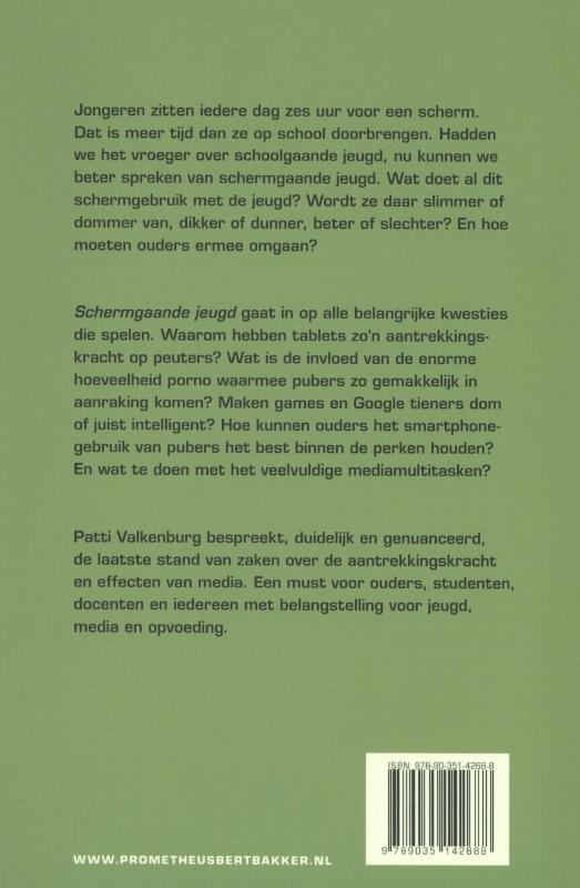 Achterkant van Schermgaande jeugd