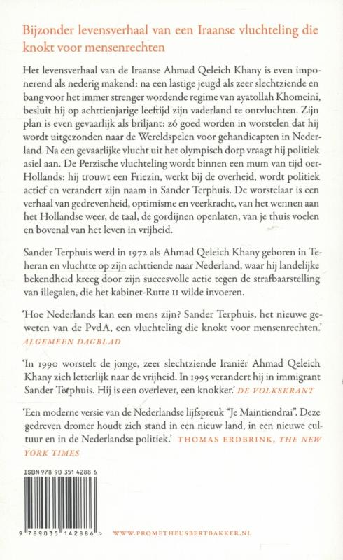 Achterkant van De worstelaar