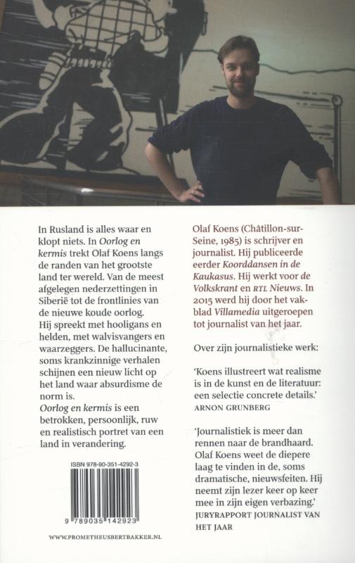 Achterkant van Oorlog en kermis