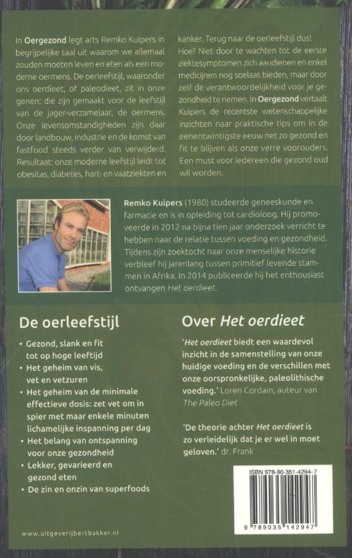 Achterkant van Oergezond