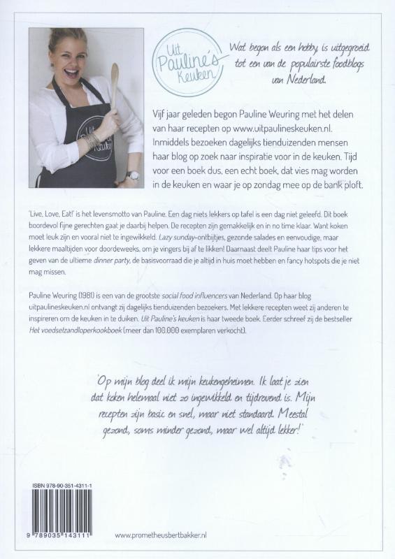 Achterkant van Uit Pauline's keuken