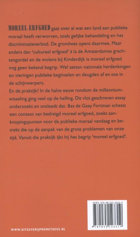 Achterkant van Moreel erfgoed