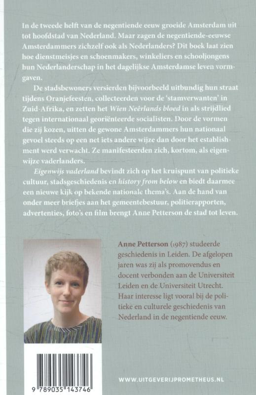 Achterkant van Eigenwijs vaderland