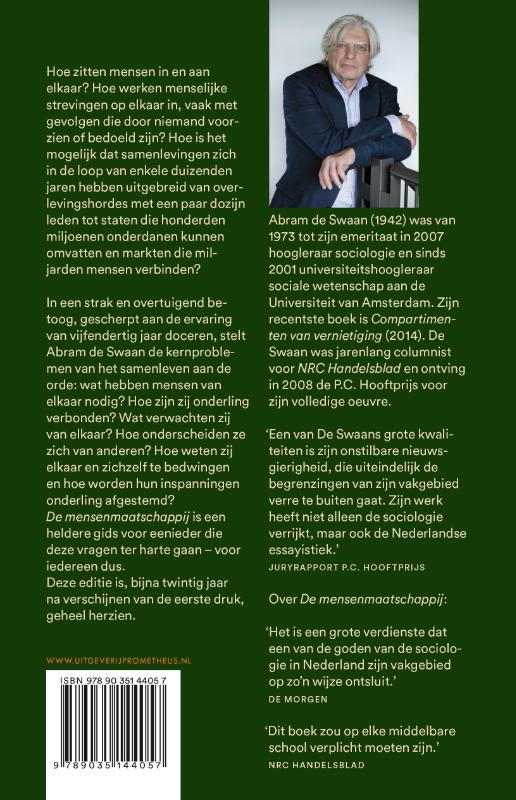 Achterkant van Mensenmaatschappij