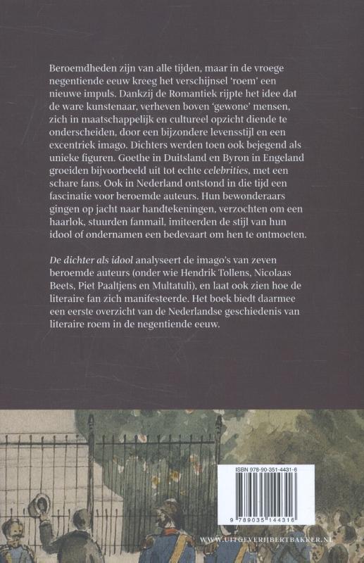 Achterkant van De dichter als idool