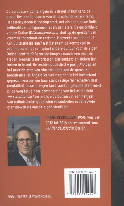 Achterkant van Wir schaffen das!