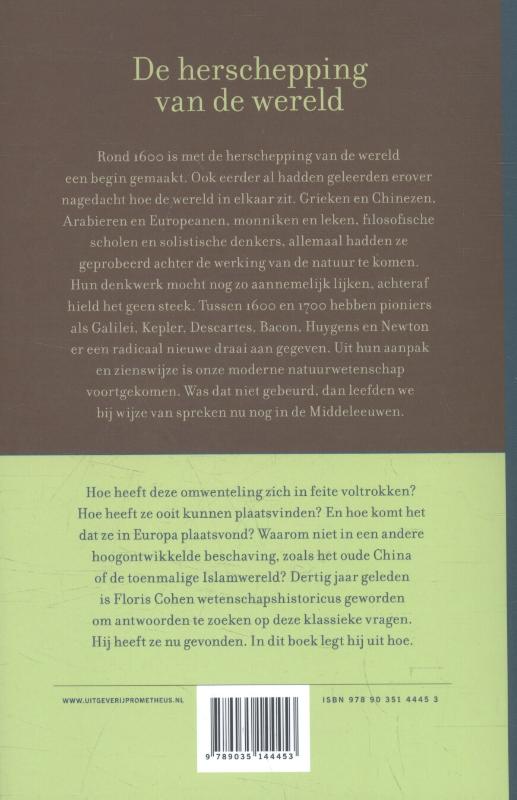 Achterkant van de herschepping van de wereld