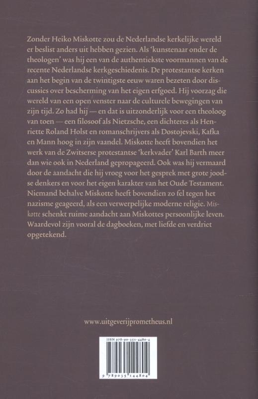Achterkant van Miskotte
