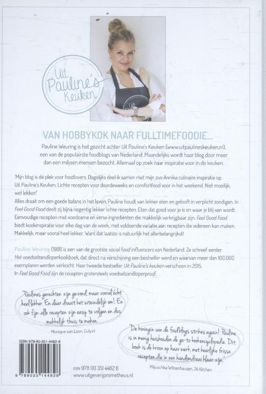 Achterkant van Feel good food