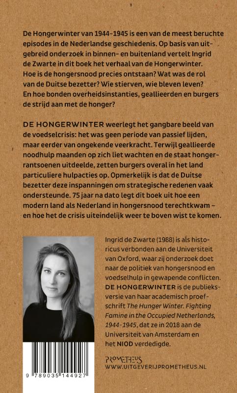 Achterkant van De hongerwinter