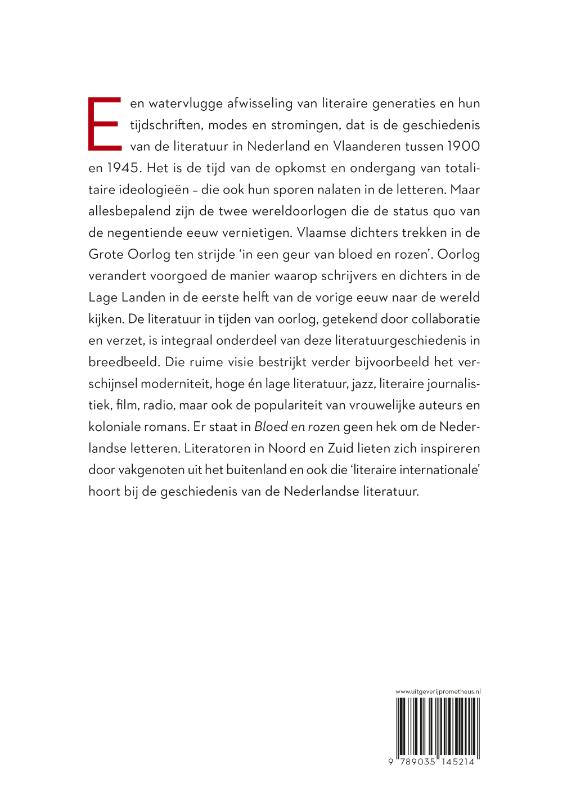 Achterkant van Bloed en rozen