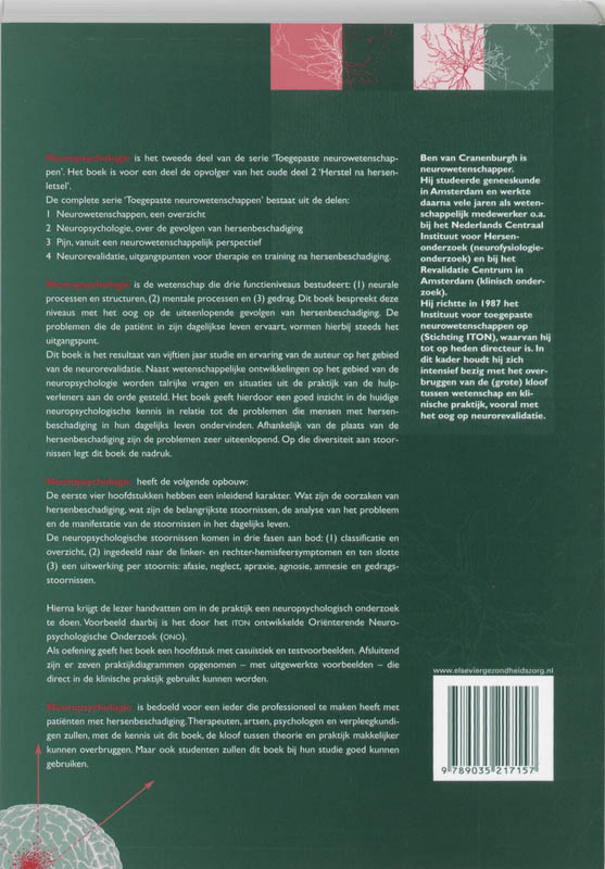 Achterkant van Neuropsychologie