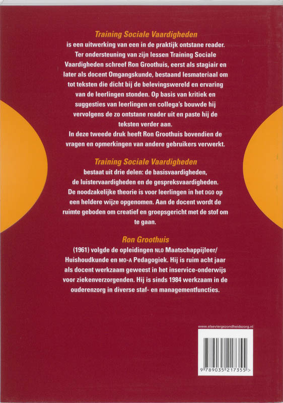 Achterkant van Training sociale vaardigheden