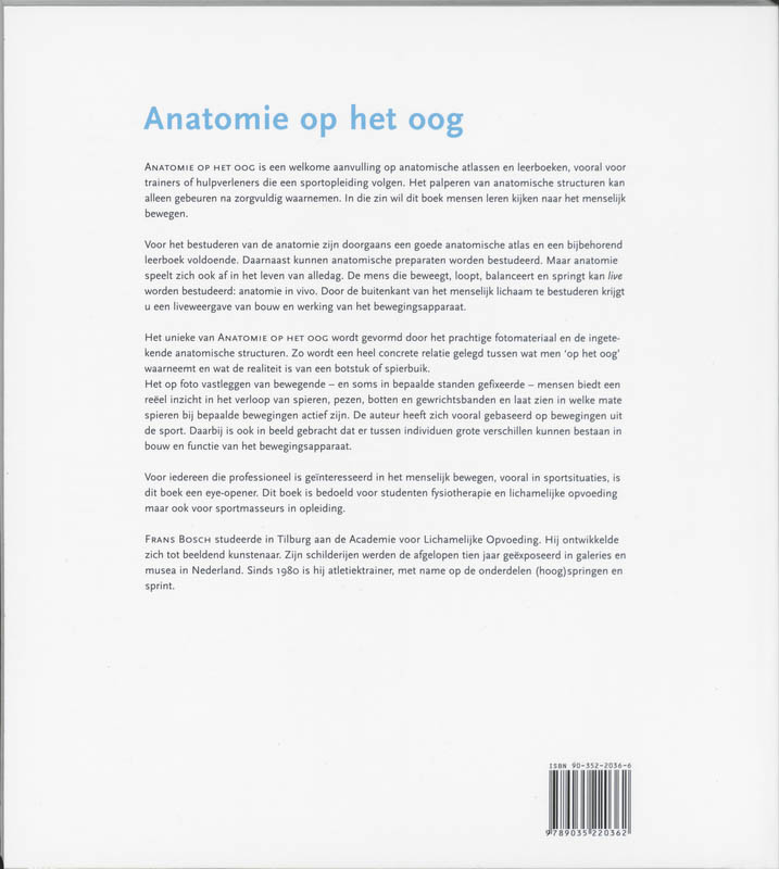 Achterkant van Anatomie op het oog