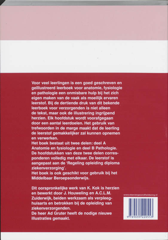 Achterkant van Anatomie, fysiologie en pathologie