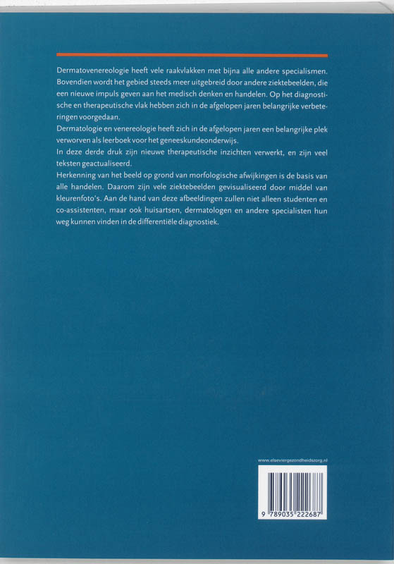 Achterkant van Dermatologie en venereologie