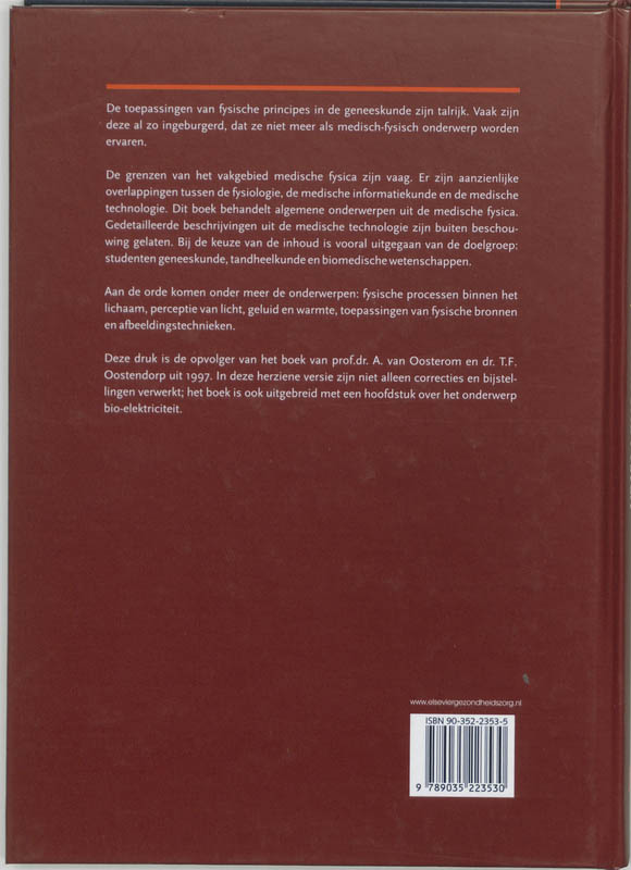 Achterkant van Medische fysica