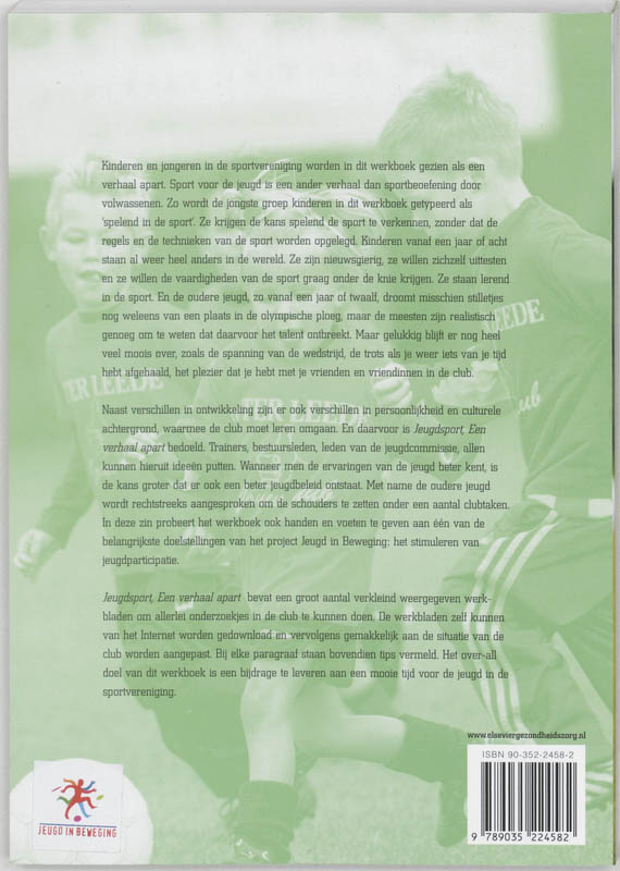 Achterkant van Jeugdsport