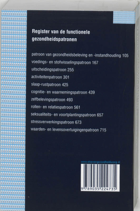 Achterkant van Handleiding verpleegkundige diagnostiek