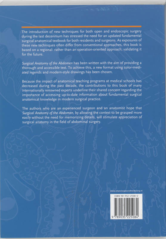 Achterkant van Surgical anatomy of the abdomen