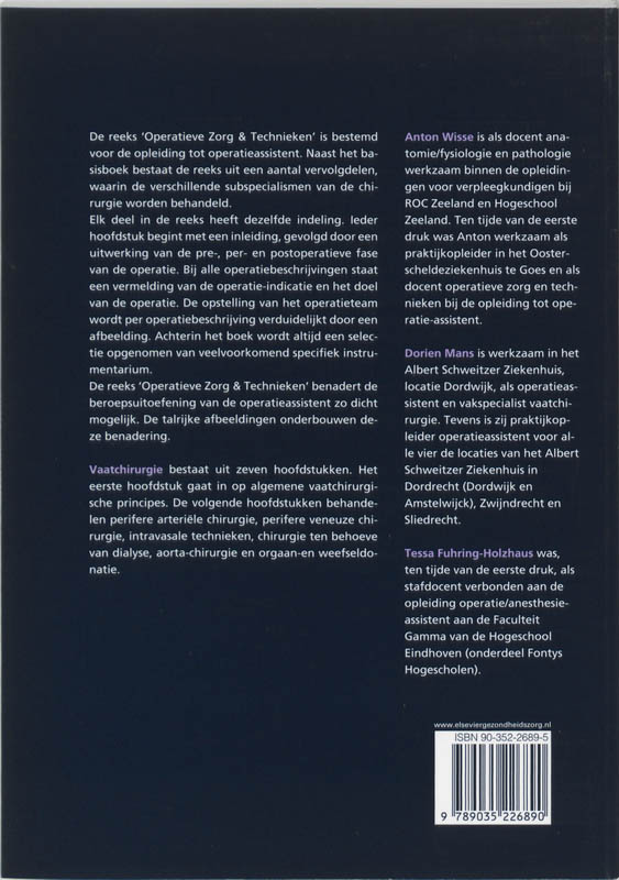 Achterkant van Vaatchirurgie