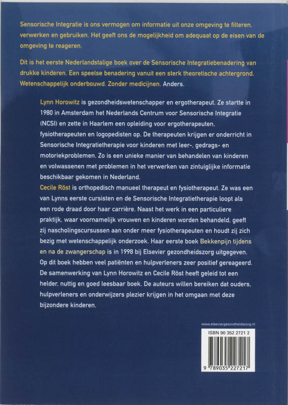 Achterkant van Help, een druk kind!
