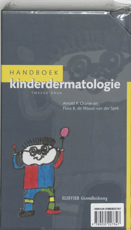 Achterkant van Handboek kinderdermatologie