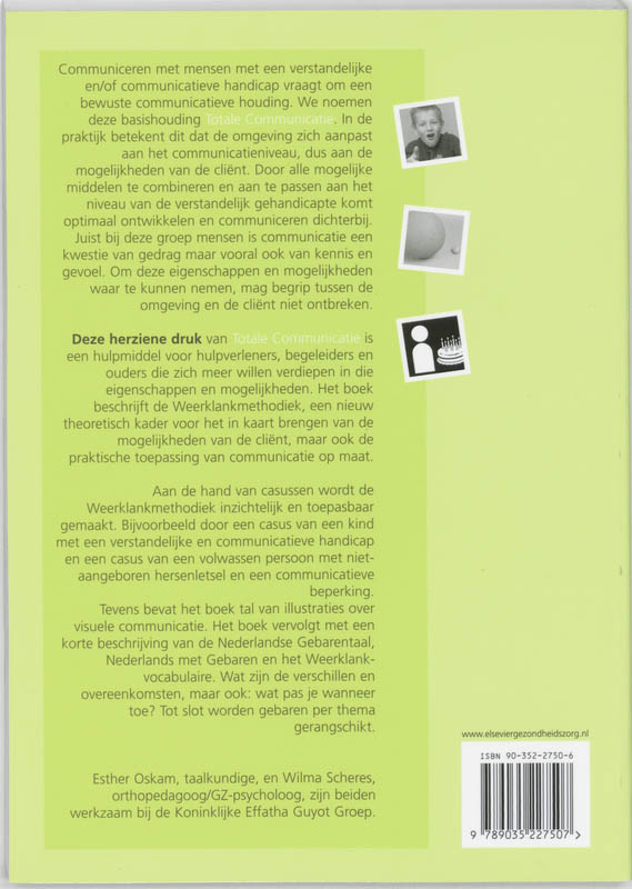 Achterkant van Totale communicatie