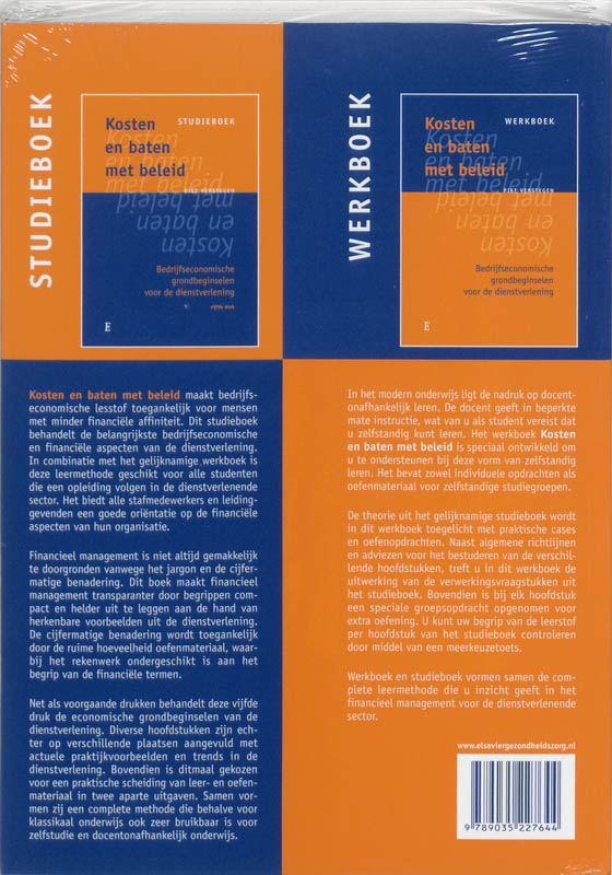 Achterkant van Studie- en werkboek