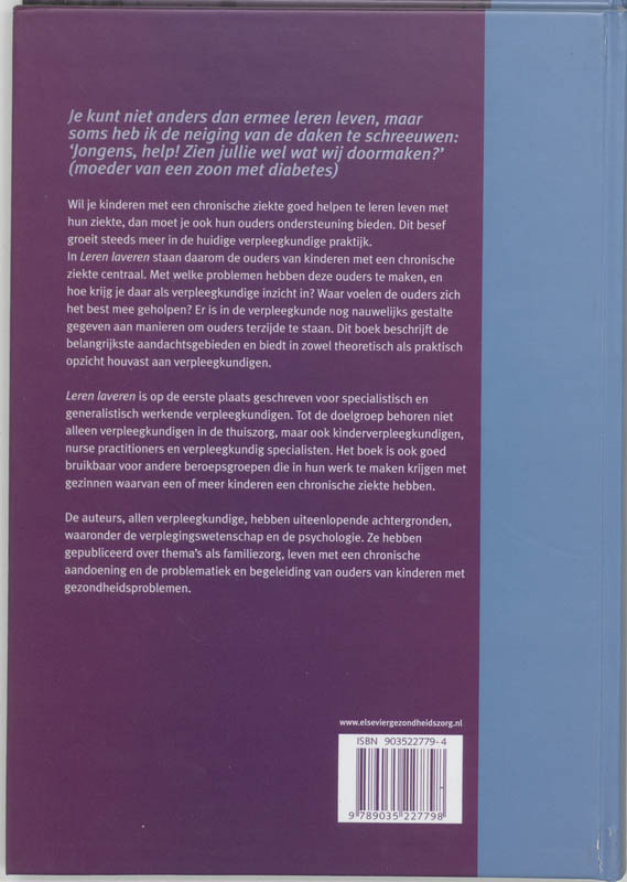 Achterkant van Leren laveren
