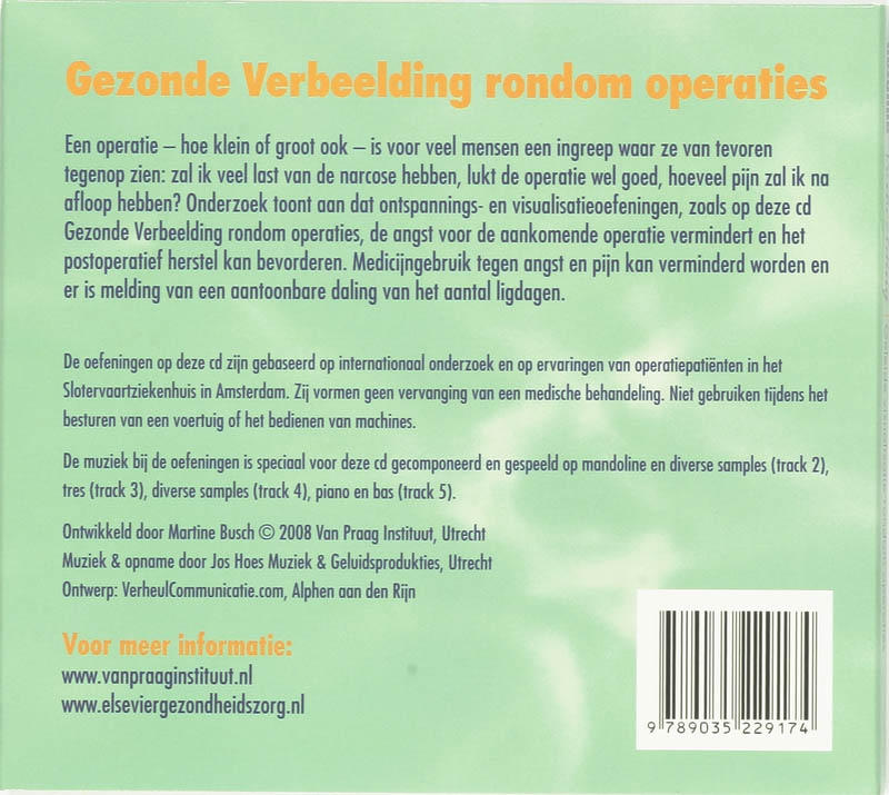 Achterkant van Geleide visualisatie rondom operaties