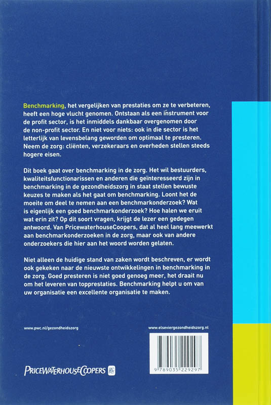 Achterkant van Benchmarking in de zorgsector