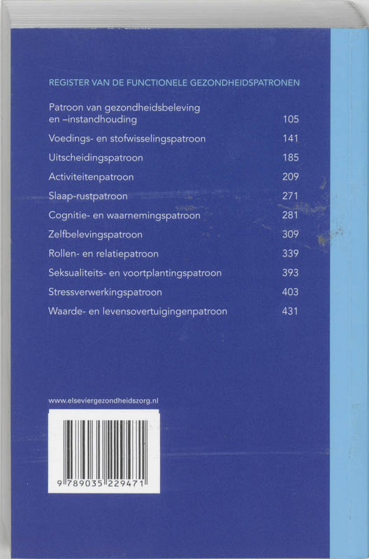 Achterkant van Handleiding verpleegkundige diagnostiek