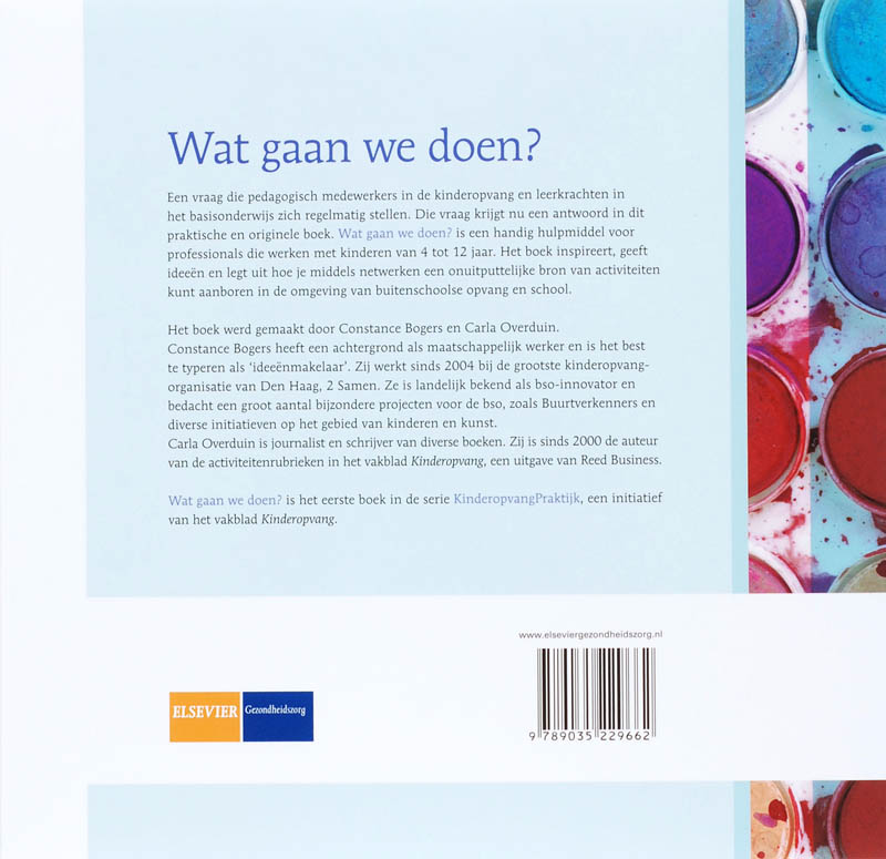 Achterkant van Wat gaan we doen?