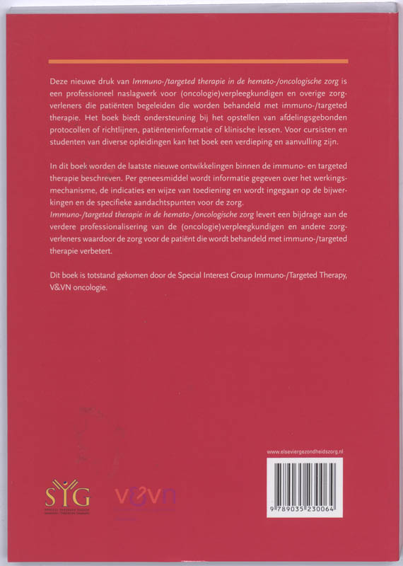 Achterkant van Immuno-/targeted-therapie