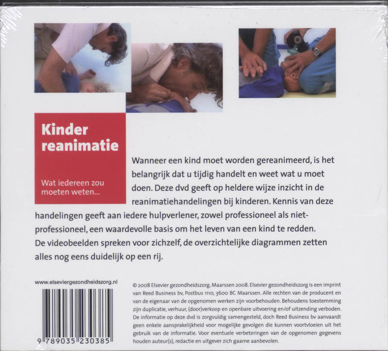 Achterkant van Kinderreanimatie