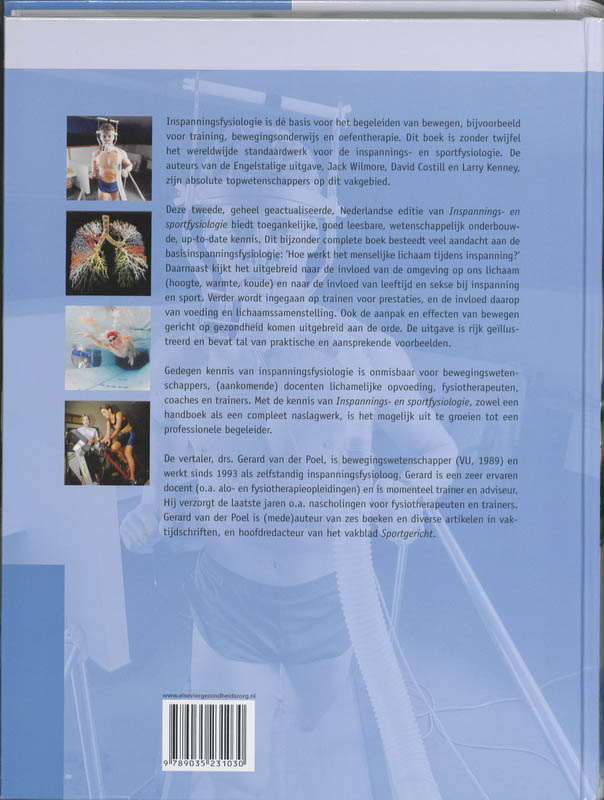 Achterkant van Inspannings- en sportfysiologie