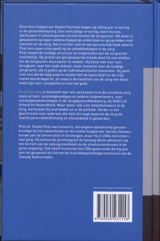 Achterkant van De derde weg
