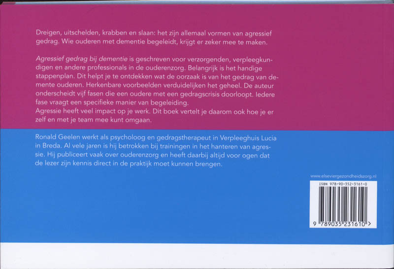 Achterkant van Agressief gedrag bij dementie