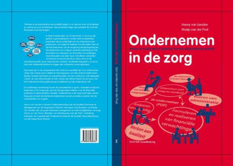 Achterkant van Ondernemen in de zorg